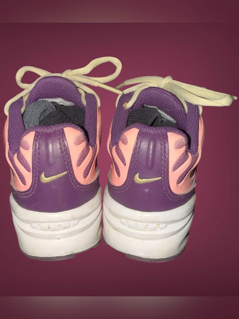 Nike Air Max Plus Gradient Purple Pink Kids / Toddler Sneakers Size 12C